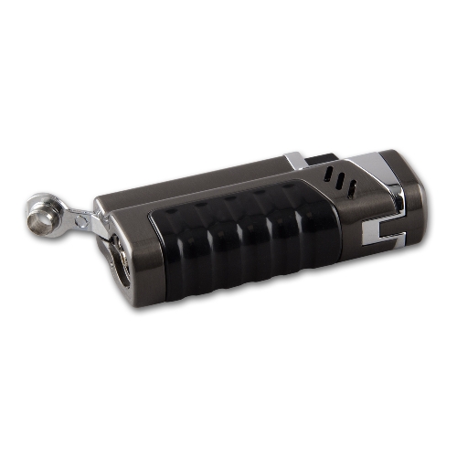 Cigarrenfeuerzeug Jet 4-fach Sky X4 Jet dark gun sat. Rundcutter 6mm