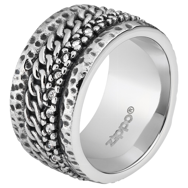 Ring ZIPPO Chain Edelstahl