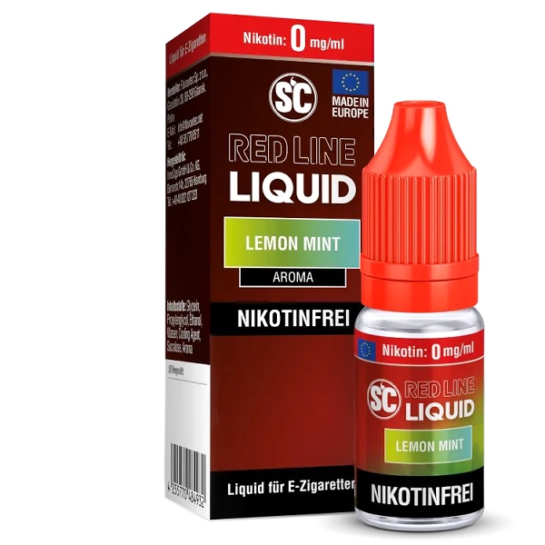 E-Liquid SC Red Line Lemon Mint nikotinfrei
