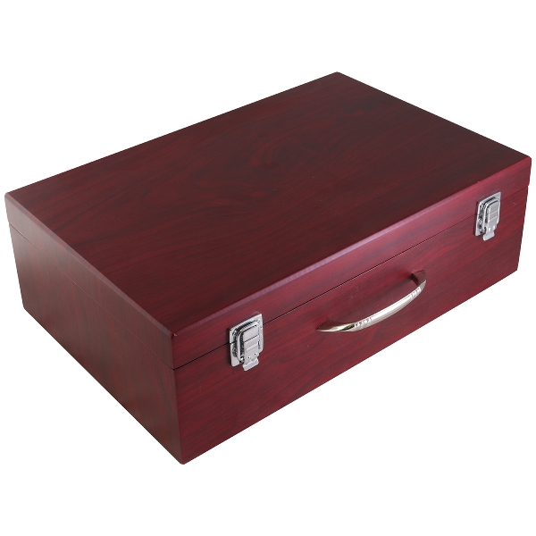 Samtkiste Holz Kieferdekor 2er