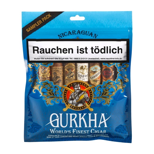 Gurkha Nicaragua Blue Toro Sampler