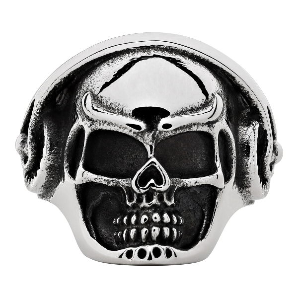 Ring ZIPPO Headphone Skull Edelstahl Größe 56