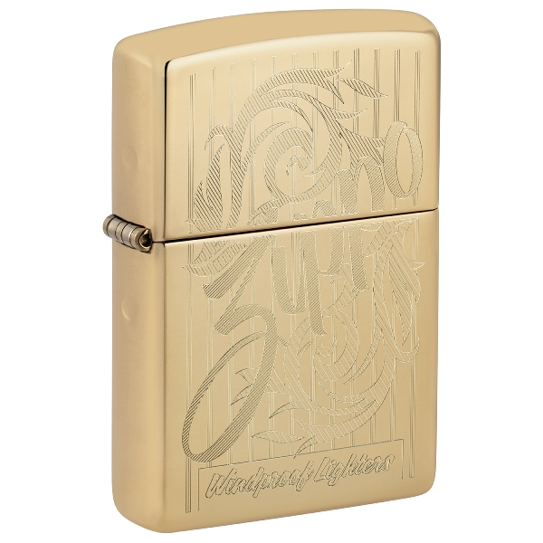 ZIPPO messing poliert Zippo Windproof Lighter