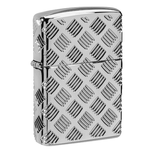 ZIPPO chrom poliert Armor Diamond Plate