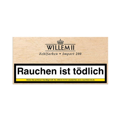 Willem II Fehlfarben Import 200 Sumatra