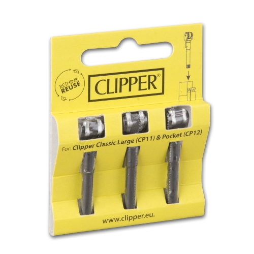 Feuerzeugsteine Flint System CLIPPER Display