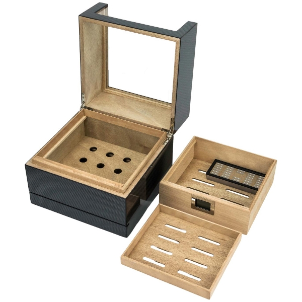 Humidor Carbon Finish Acryltop
