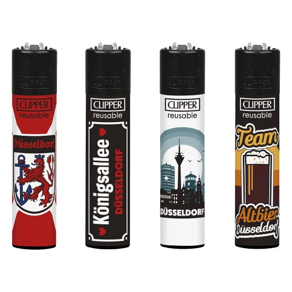 Einwegfeuerzeug Stein CLIPPER Düsseldorf