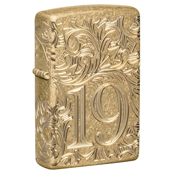 ZIPPO tumbled messing Armor 1932 Filigree