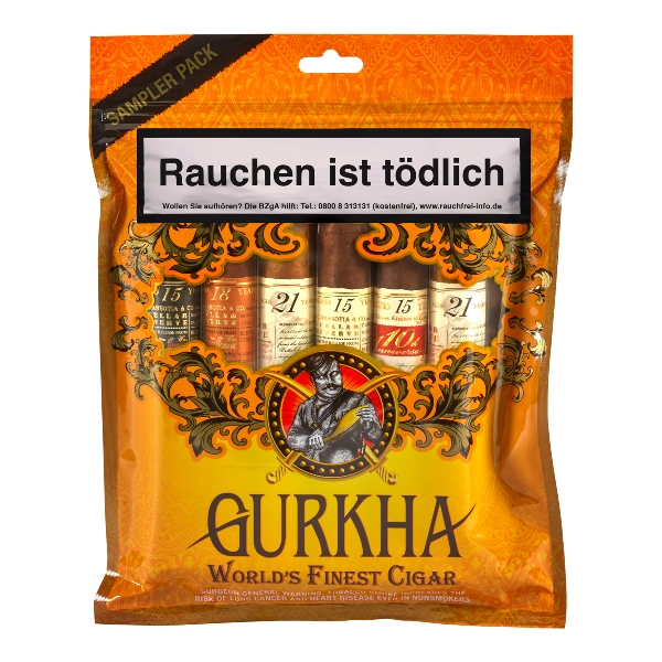 Gurkha Sampler Dominican Republic orange