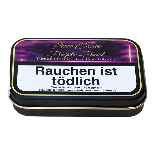 Pesse Canoe Purple Pearl Flake Turkish Orient Pipe Tobacco