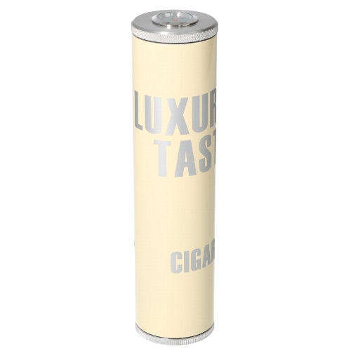 Angelo Reise-Humidor creme/silber