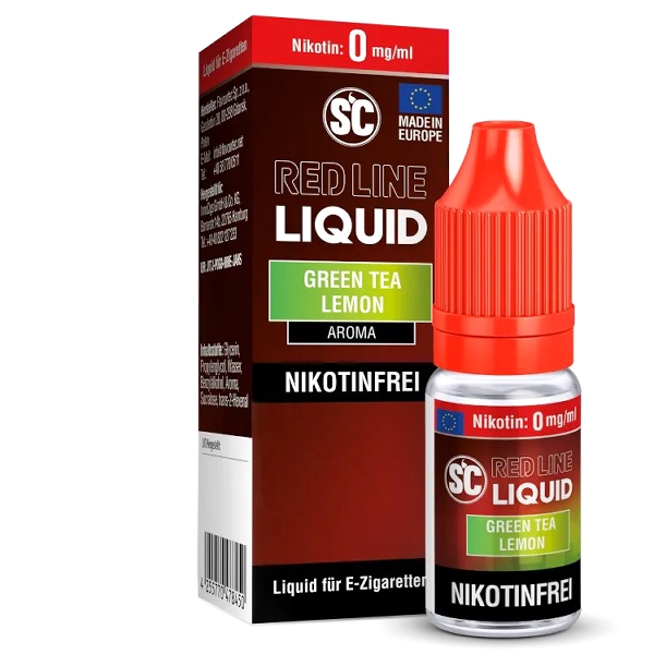 E-Liquid SC Red Line Green Tea Lemon nikotinfrei