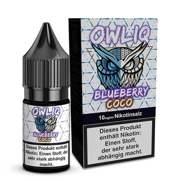E-Liquid Nikotinsalz OWLIQ Blueberry Coco 10mg
