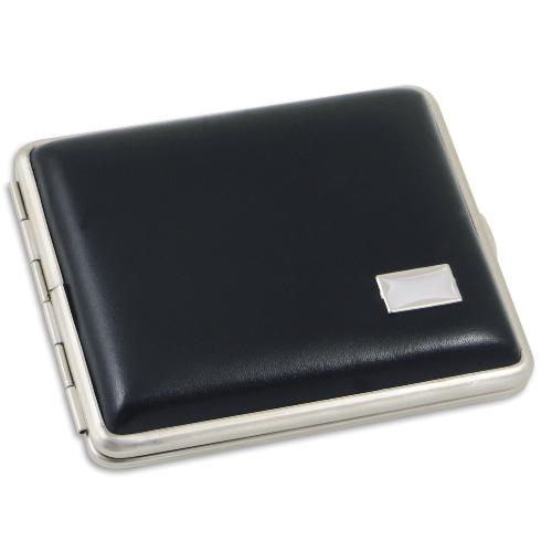 Zigaretten-Etui Leder mit Gravurfeld