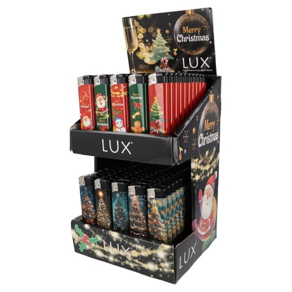 Einwegfeuerzeug Piezo LUX Christmastree