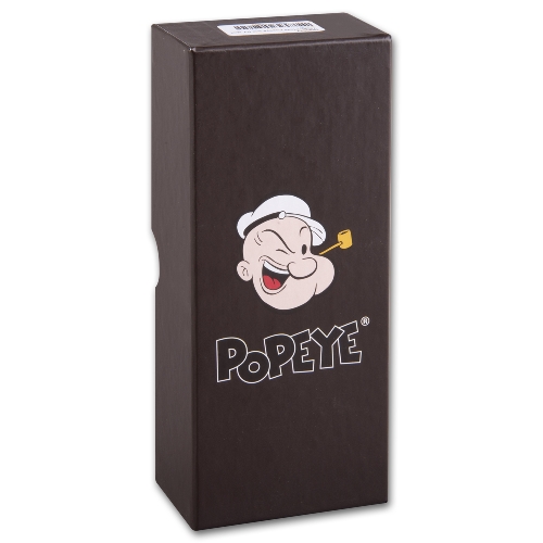 Pfeife Popeye braun glatt 342