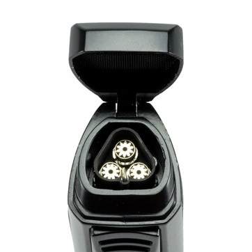 Cigarrenfeuerzeug Jet PASSATORE Tobago schwarz matt 8mm Cutter