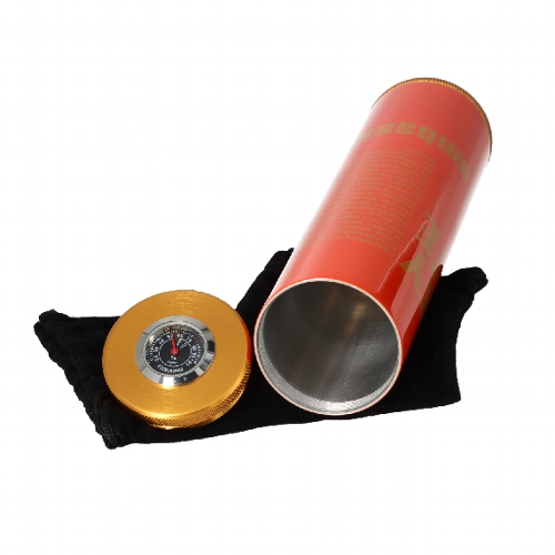 Angelo Reise-Humidor orange/gold