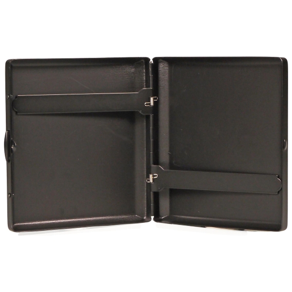 Zippo schwarz matt mit Zigaretten Etui
