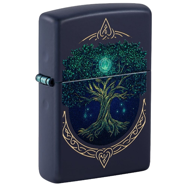 ZIPPO Navy Blue matt Tree of Life