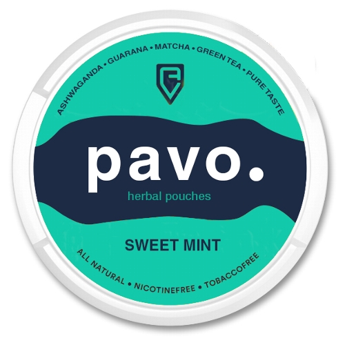 PAVO Sweet Mint Herbal Chewing Bag