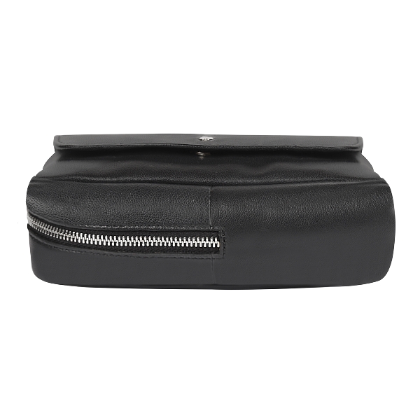 Pfeifentasche 1er ZIPPO Leder schwarz