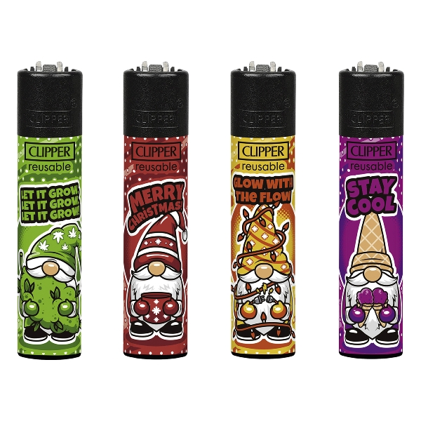 Einwegfeuerzeug Stein Clipper 420 Wichtel