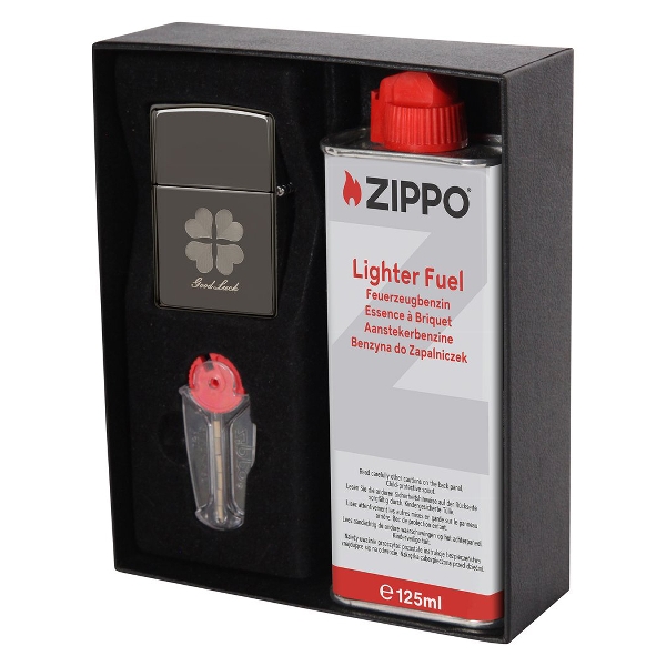 ZIPPO Set / Zippo Good Luck + Geschenkset