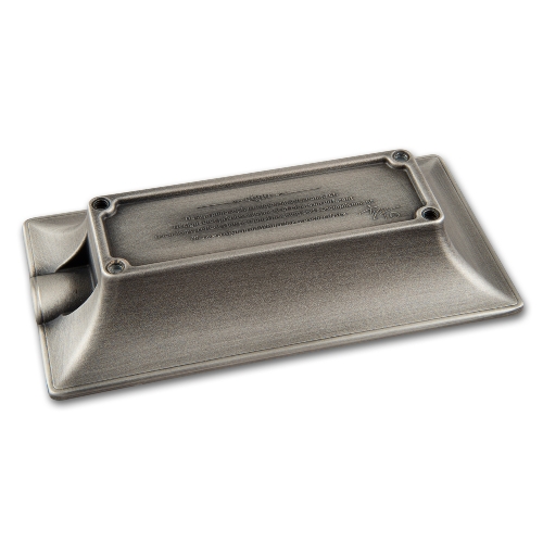Ascher Cigarren Metall chrom mit 1 Ablage