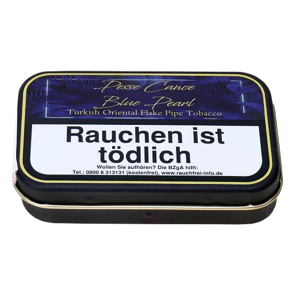 Pesse Canoe Blue Pearl Flake Turkish Orient Pipe Tobacco