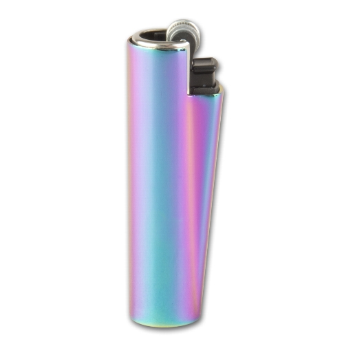 Einwegfeuerzeug Stein CLIPPER Metal Cover Icy
