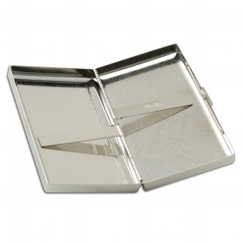 Pearl Zigaretten-Etui schwarz silber 12er