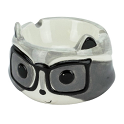 Windascher Keramik Waschbär mit Brille