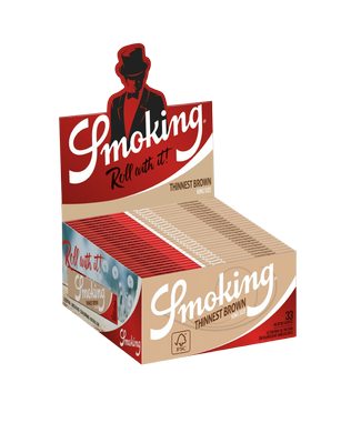 SMOKING Thinnest Brown King Size