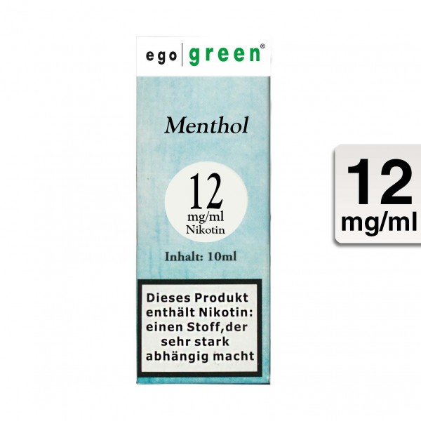 E-Liquid EGO GREEN Menthol 12mg