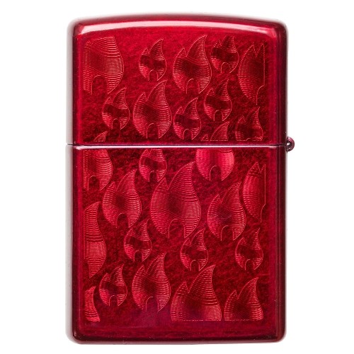 Zippo Candy Apple Red Iced