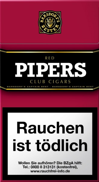 Pipers Little Cigars Red
