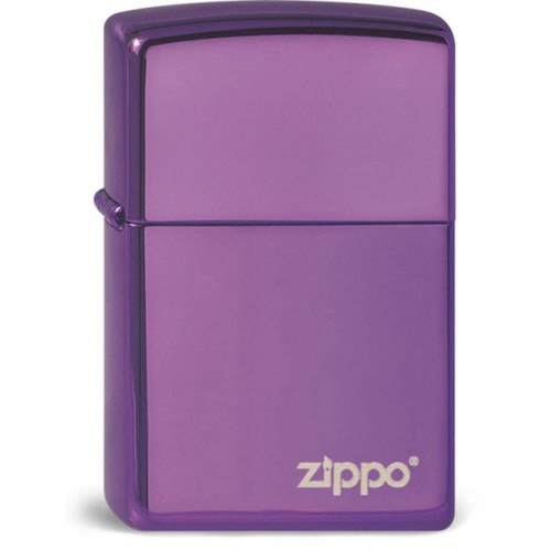 Zippo Abyss mit Zippo Logo - Pink violett