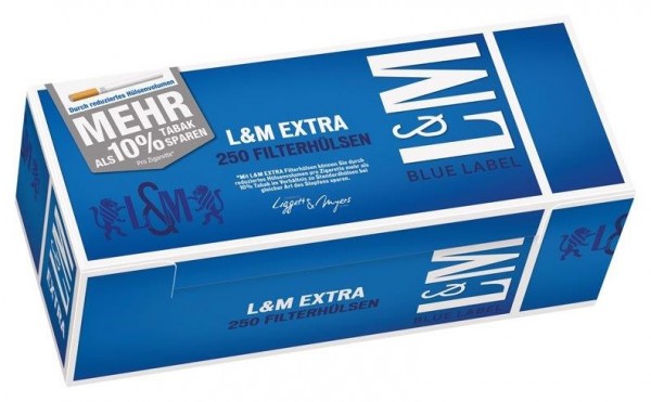 L&M Extra Hülsen Blue Label