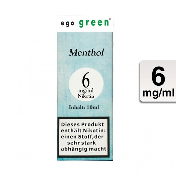 E-Liquid EGO GREEN Menthol 6mg