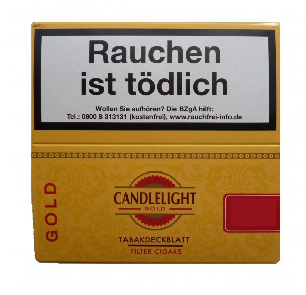 Candlelight Gold Filter Cigarillos Display 50er