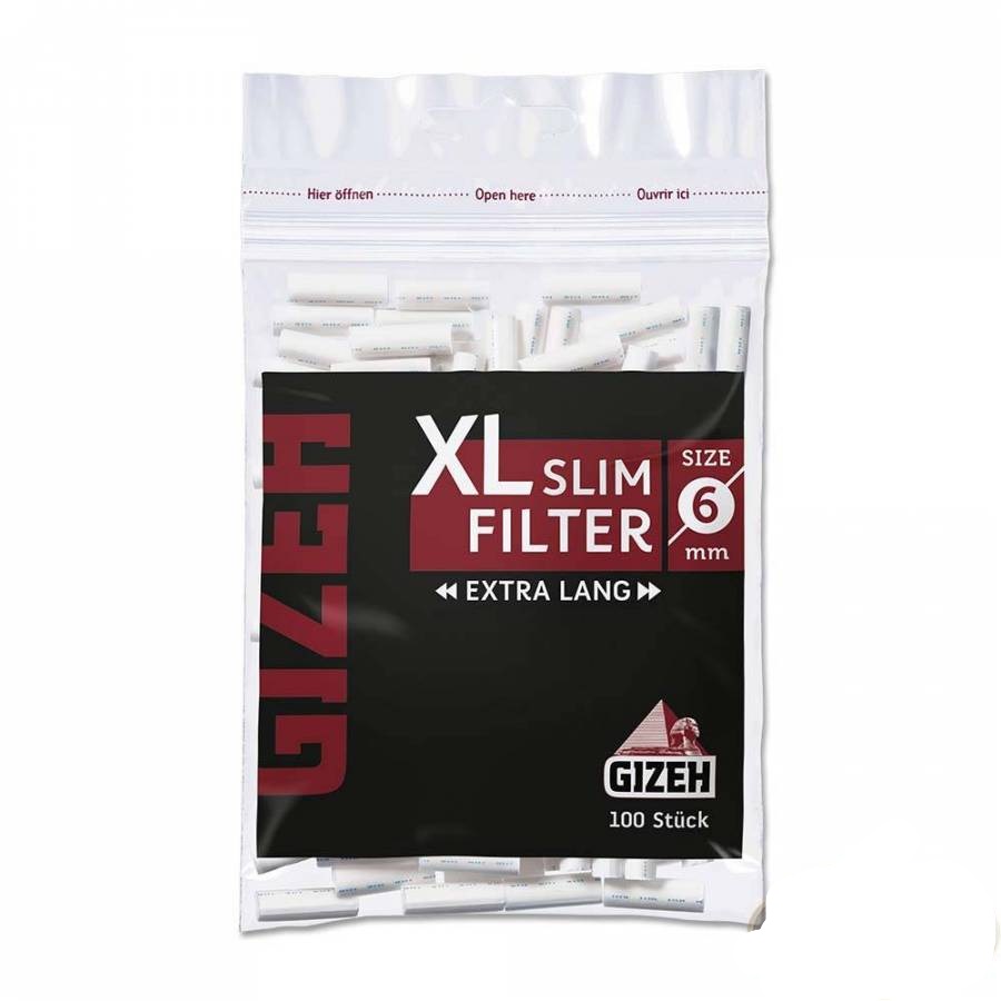 GIZEH Slim Filter 6mm 20 x 120er Fein im Beutel Drehfilter Eindrehfilter 