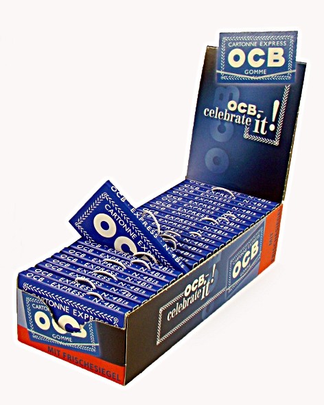 OCB blau Gummizug