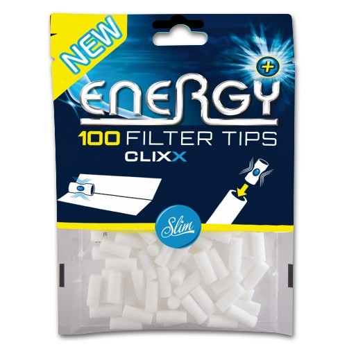 ENERGY+ Clixx Filter Tips 100 Filter pro Beutel