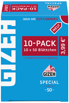 Gizeh Special Zigarettenpapier 10er Pack