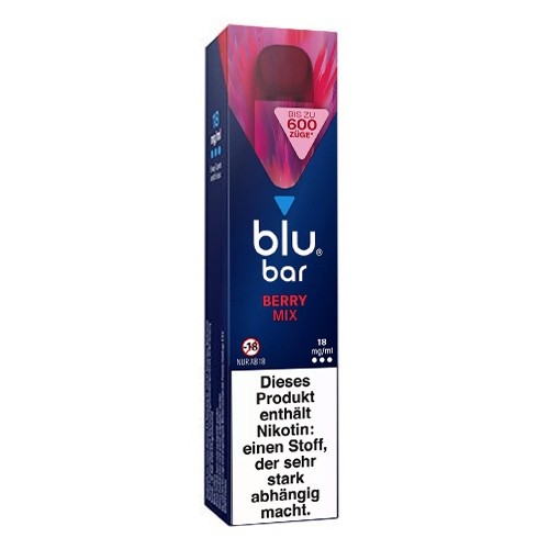 Blu Bar Einweg E-Zigarette Berry Mix 18 mg
